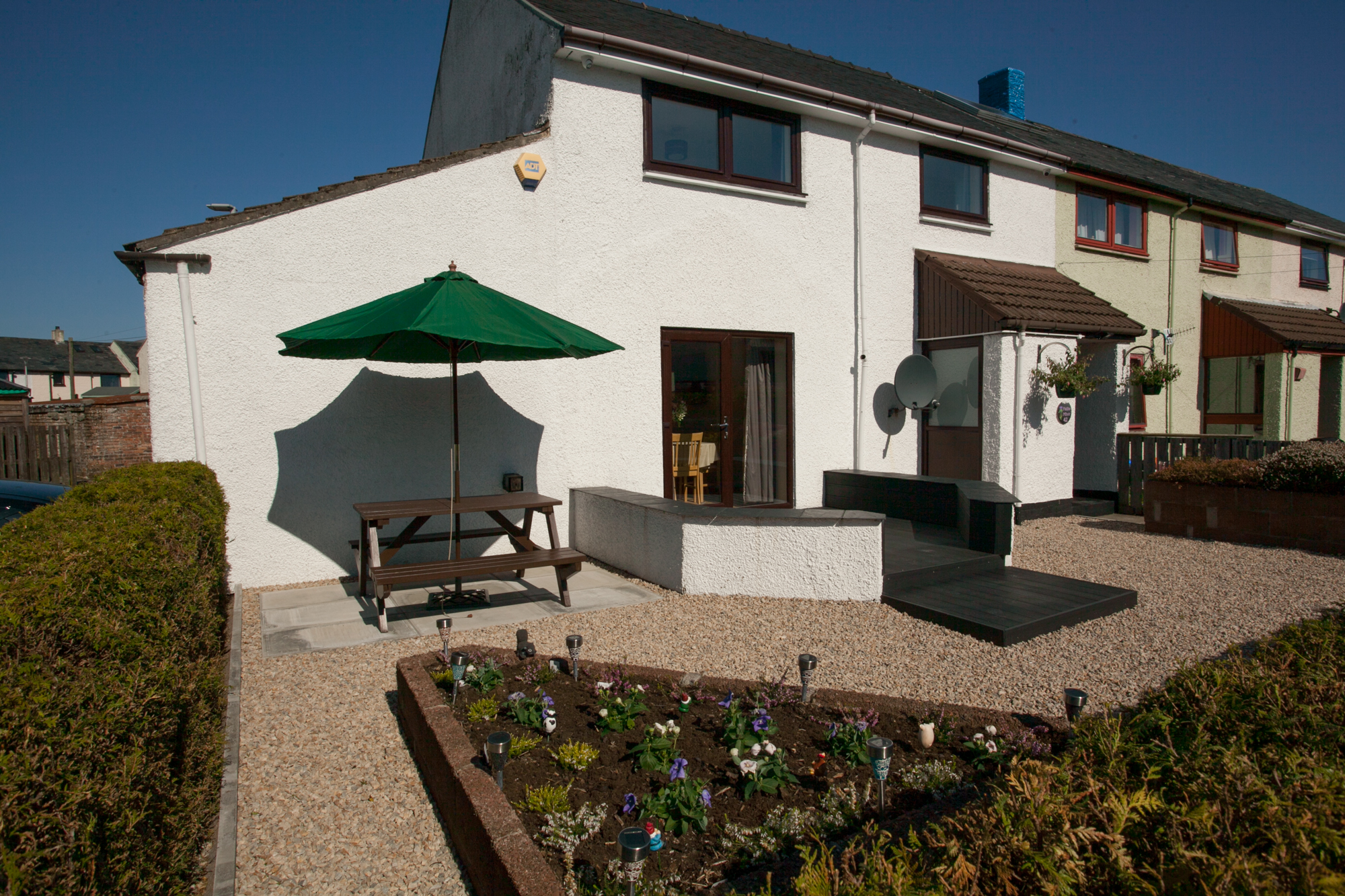 The house entrance